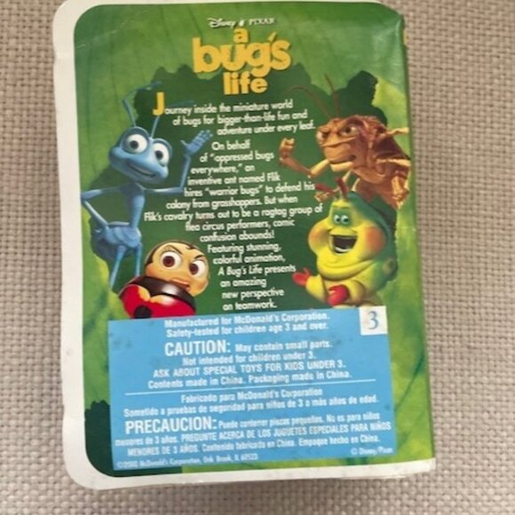 Disney Video Showcase A BUG'S LIFE Mcdonald's Happy Meal Toy " Princess Dot " - Picture 2 of 7
